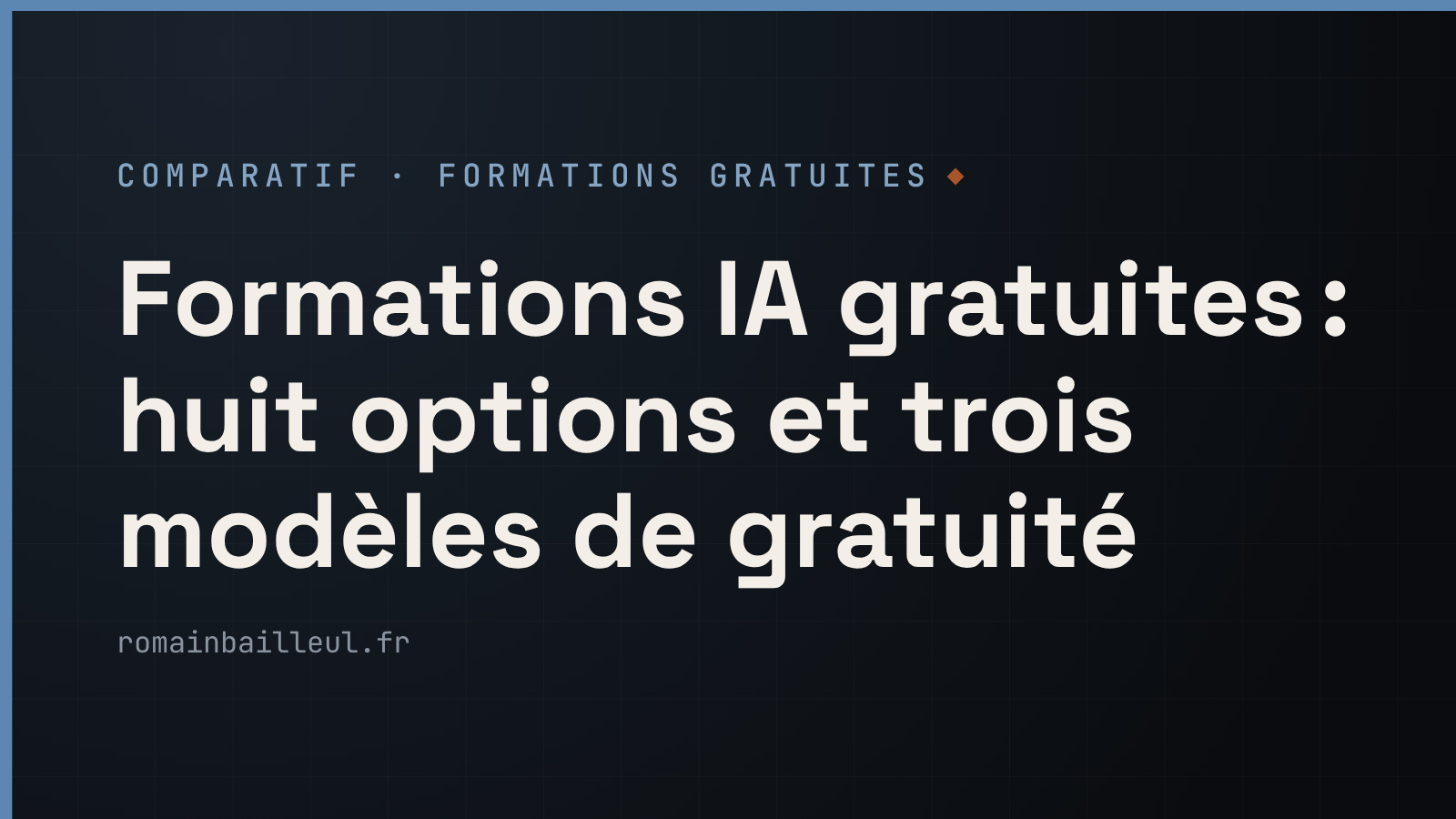 Meilleures formations IA gratuites en ligne en 2026